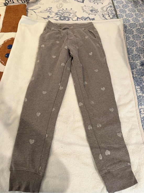 Old Navy Other - Old Navy Gray Heart-Print Joggers for Kids